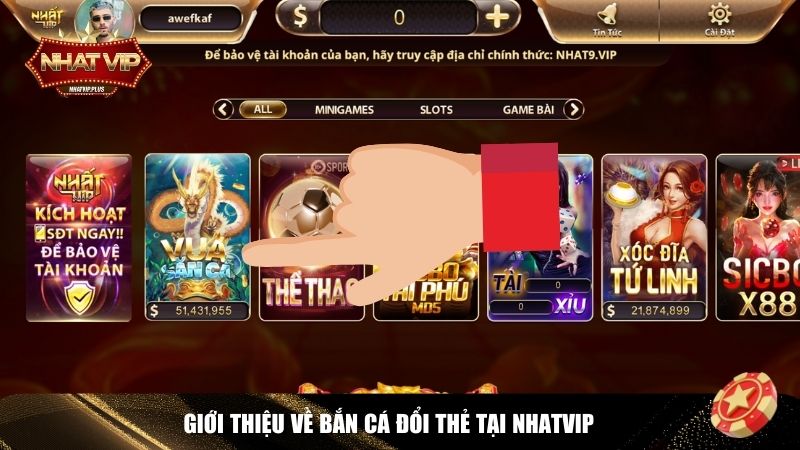 gioi thieu ban ca doi the Tổng quan về game Bắn Cá Đổi Thẻ Nhatvip